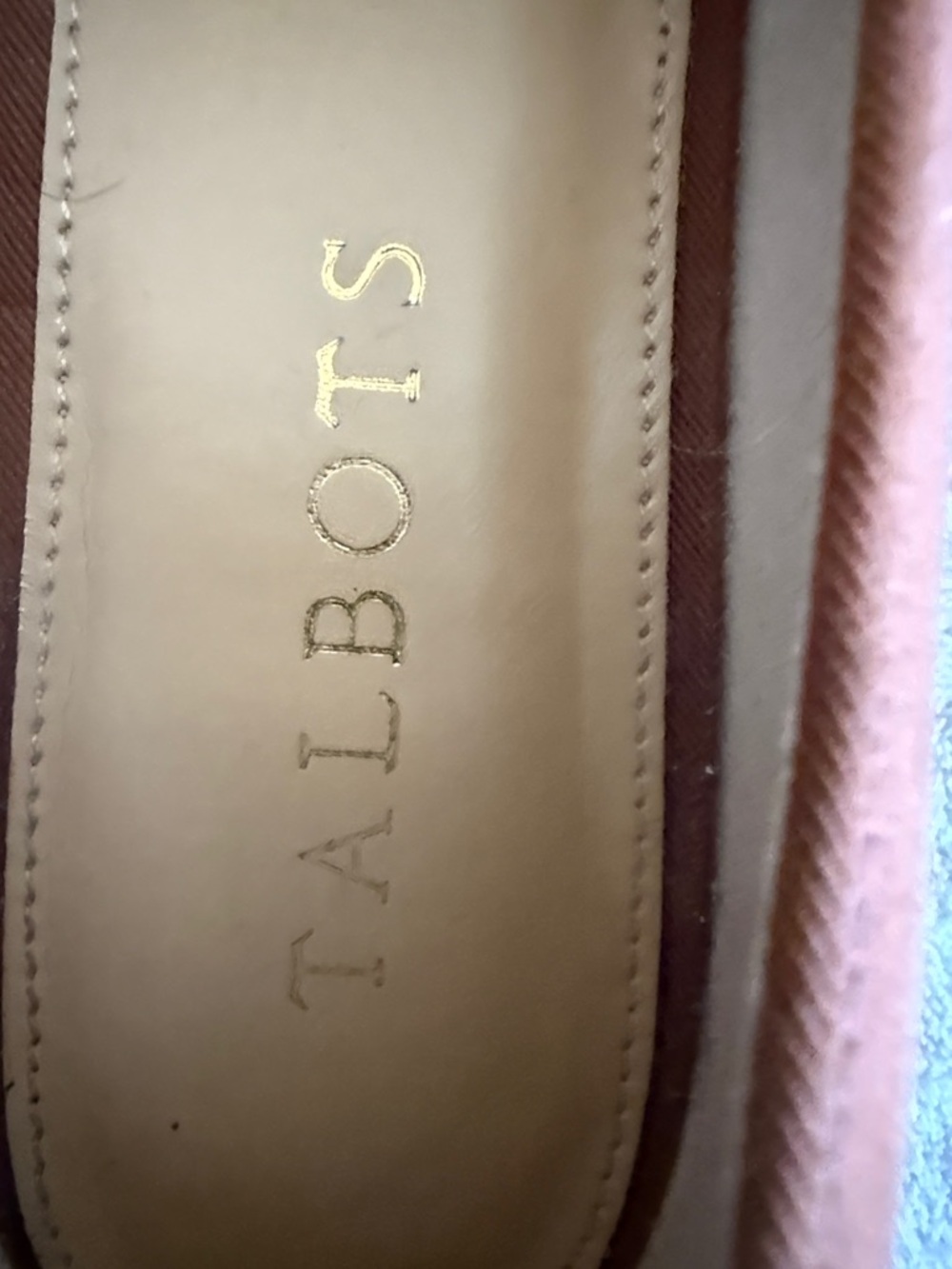 Talbots Women's Suede Penny Loafer - Rust Brown - Picture 4 of 10
